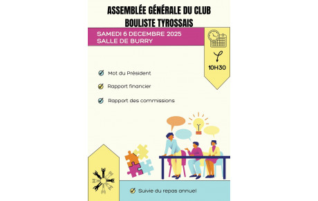 ASSEMBLEE GENERALE CLUB 2025